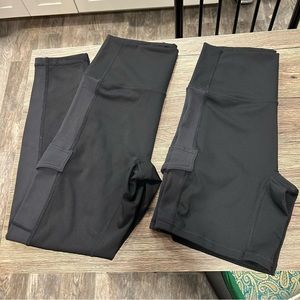Aerie Offline set of 2: shorts and leggings with cargo pockets